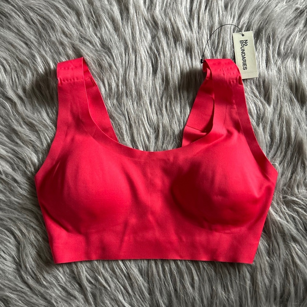 No Boundaries Bonded Scoop Wirefree Bralette Womens Size XS Wireless Bra